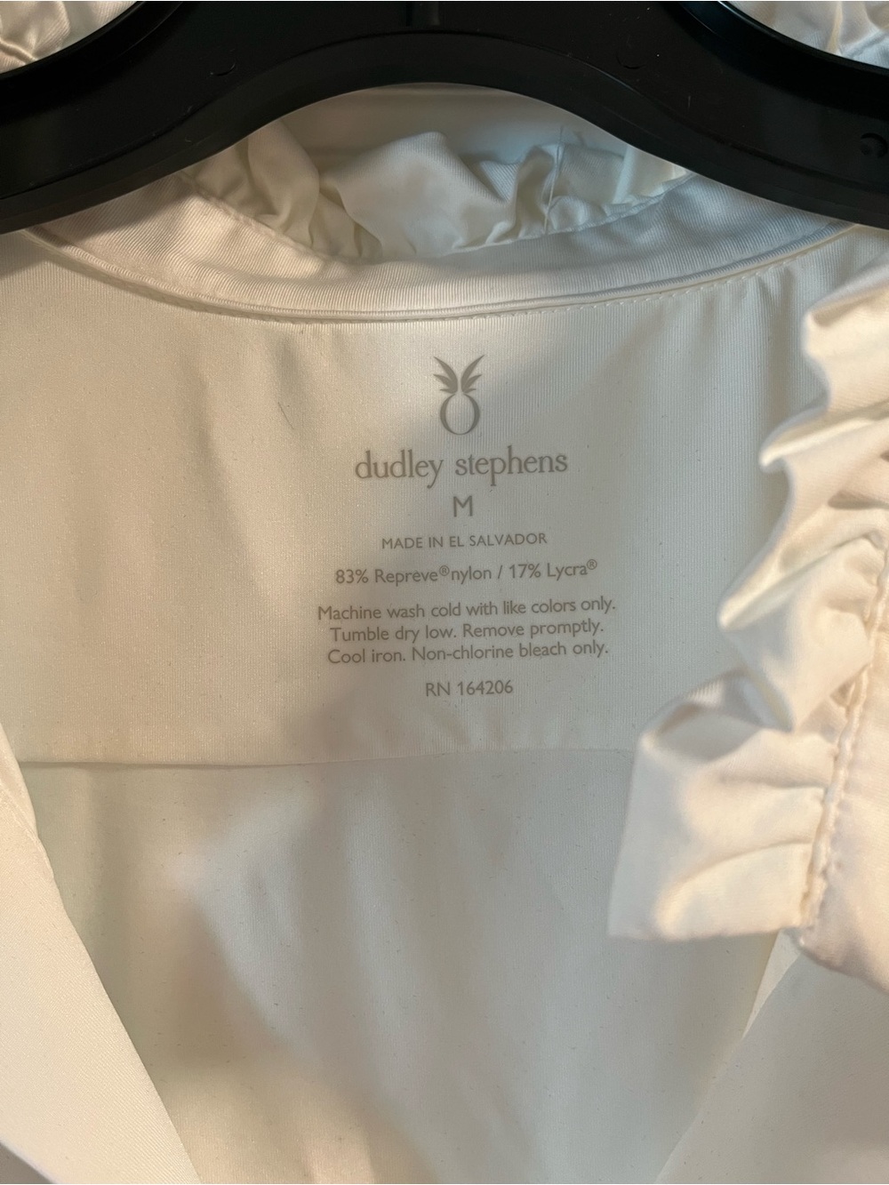Dudley Stephens Ruffle-Trim Top